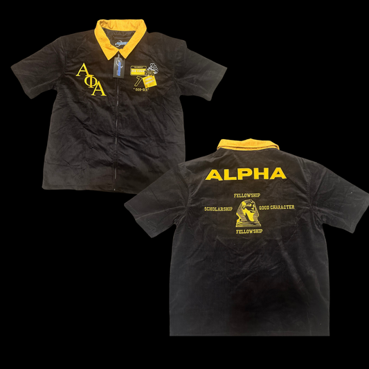 Alpha Phi Alpha Corduroy Zip-Up