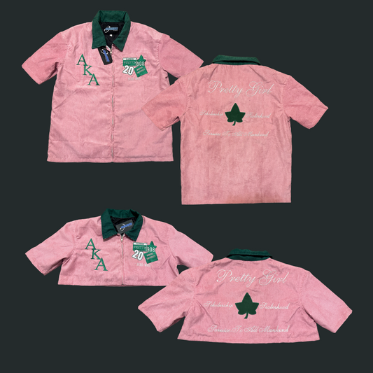 Alpha Kappa Alpha Corduroy Zip-Up