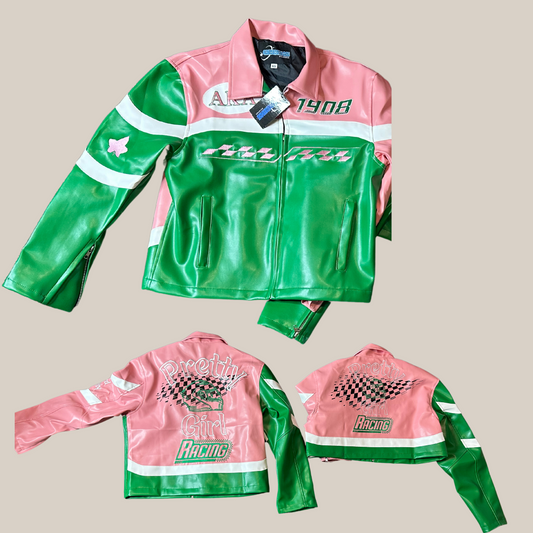 Alpha Kappa Alpha Biker Jacket