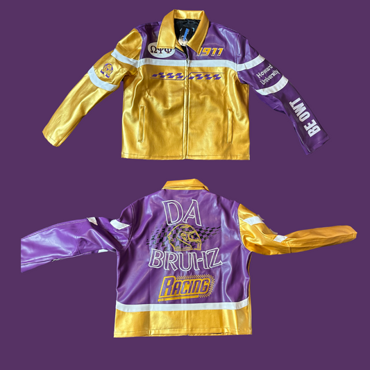 Omega Psi Phi Biker Jacket