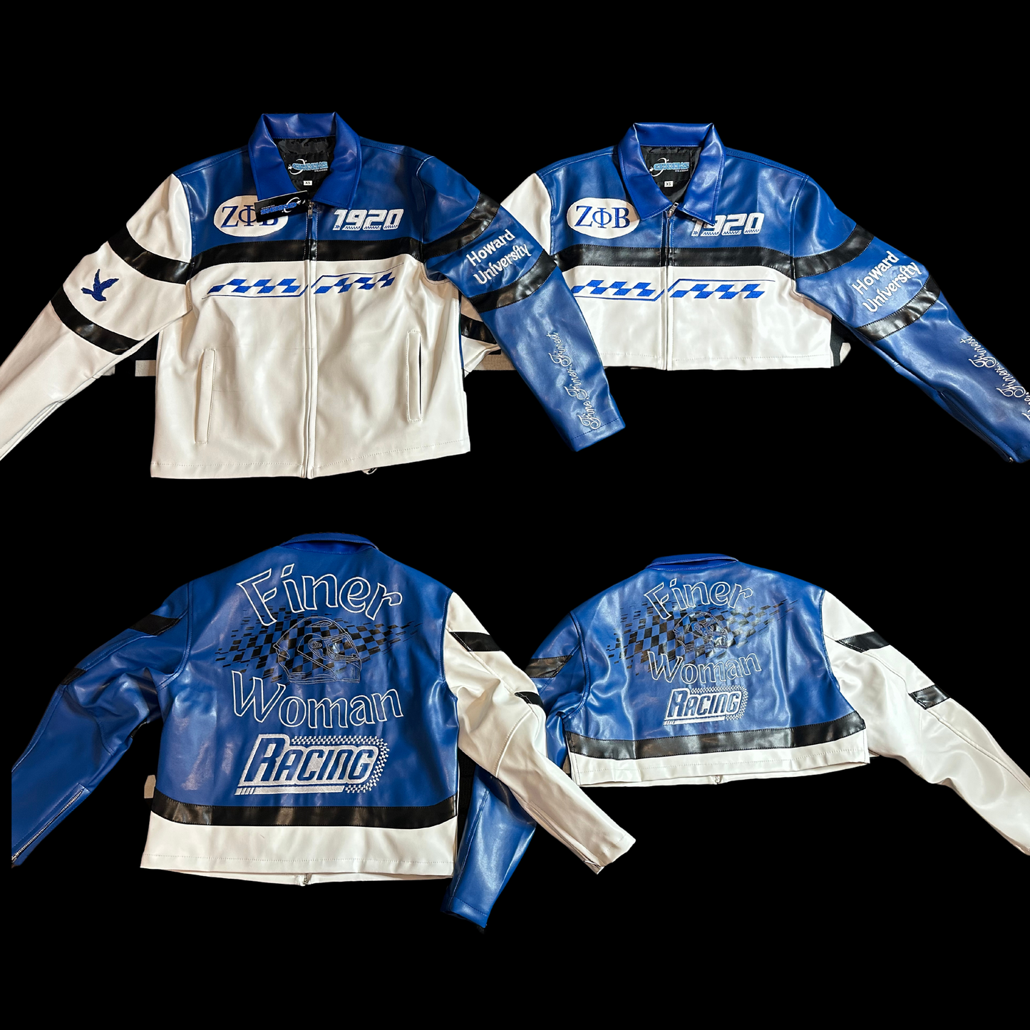 Zeta Phi Beta Biker Jacket